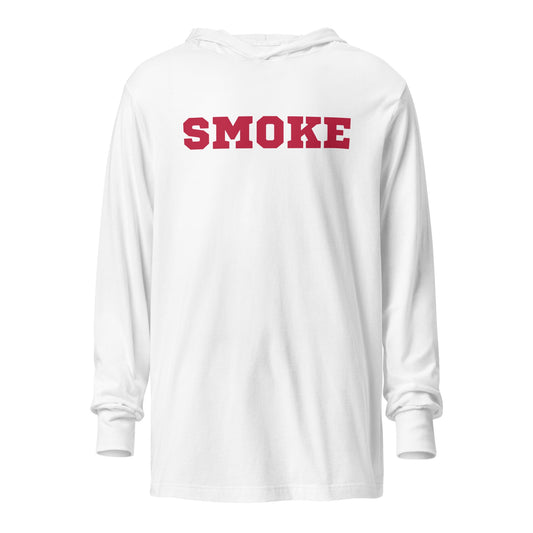 Performance | Hooded Long Sleeve T Shirt | Smoke 14U Softball | Modern Script Logo