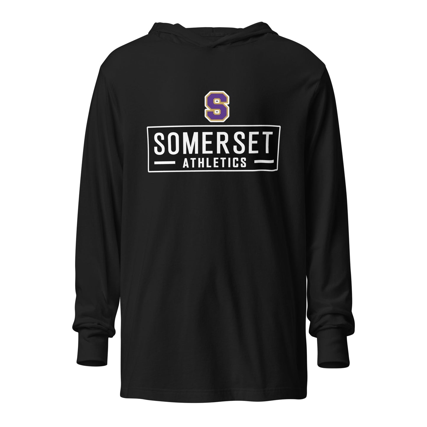 Performance | Hooded Long Sleeve T Shirt | Somerset Athletics | Somerset Logo