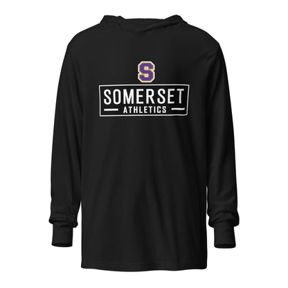 Performance | Hooded Long Sleeve T Shirt | Somerset Athletics | Somerset Logo