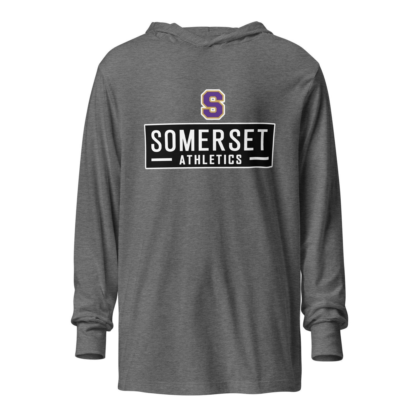 Performance | Hooded Long Sleeve T Shirt | Somerset Athletics | Somerset Logo