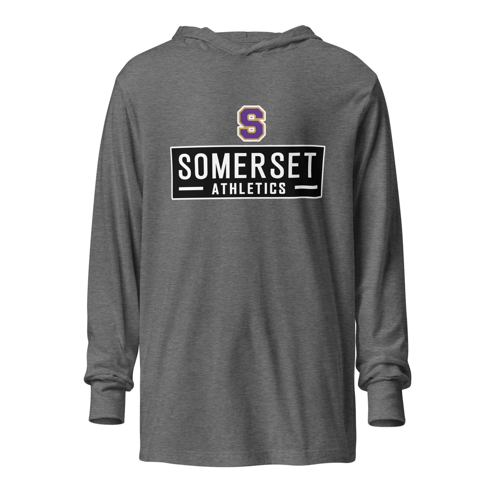Performance | Hooded Long Sleeve T Shirt | Somerset Athletics | Somerset Logo