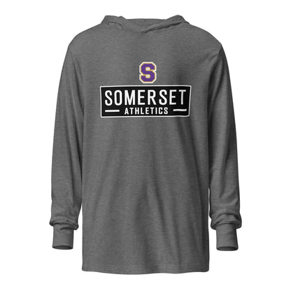 Performance | Hooded Long Sleeve T Shirt | Somerset Athletics | Somerset Logo