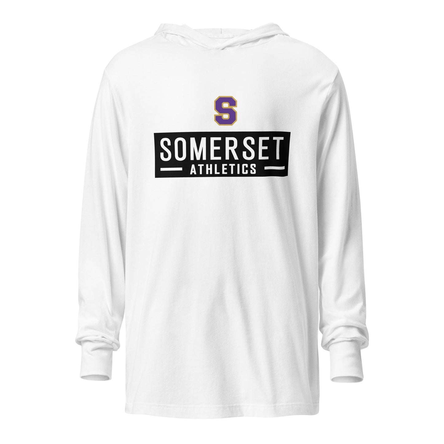 Performance | Hooded Long Sleeve T Shirt | Somerset Athletics | Somerset Logo