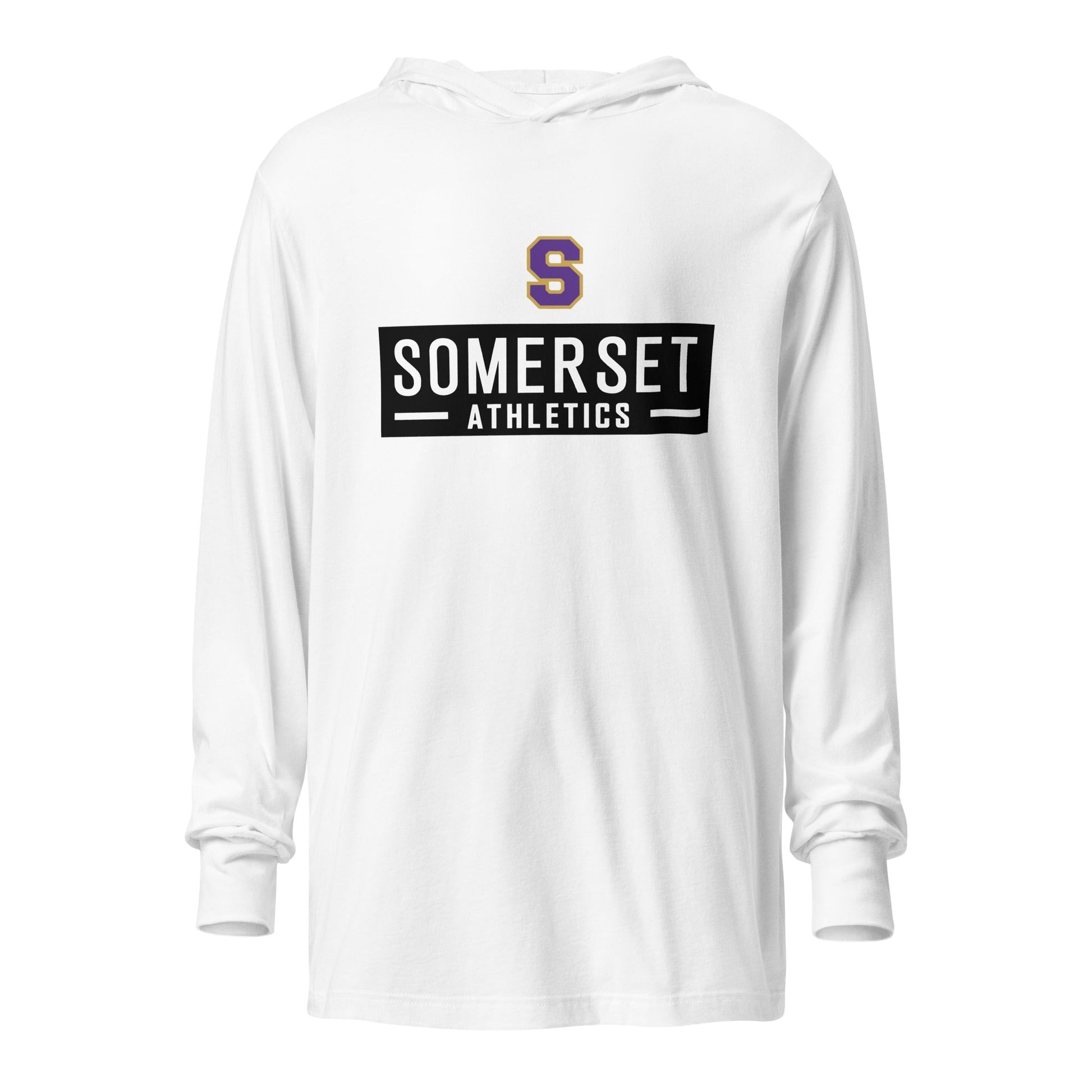 Performance | Hooded Long Sleeve T Shirt | Somerset Athletics | Somerset Logo