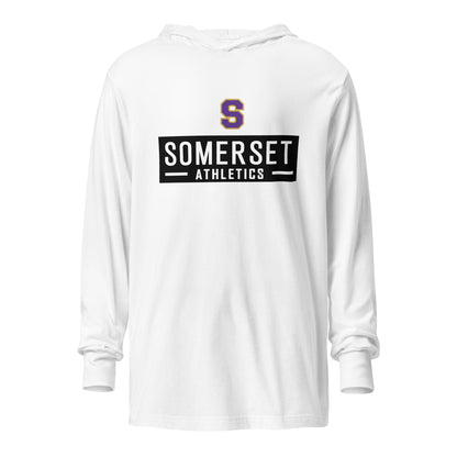 Performance | Hooded Long Sleeve T Shirt | Somerset Athletics | Somerset Logo