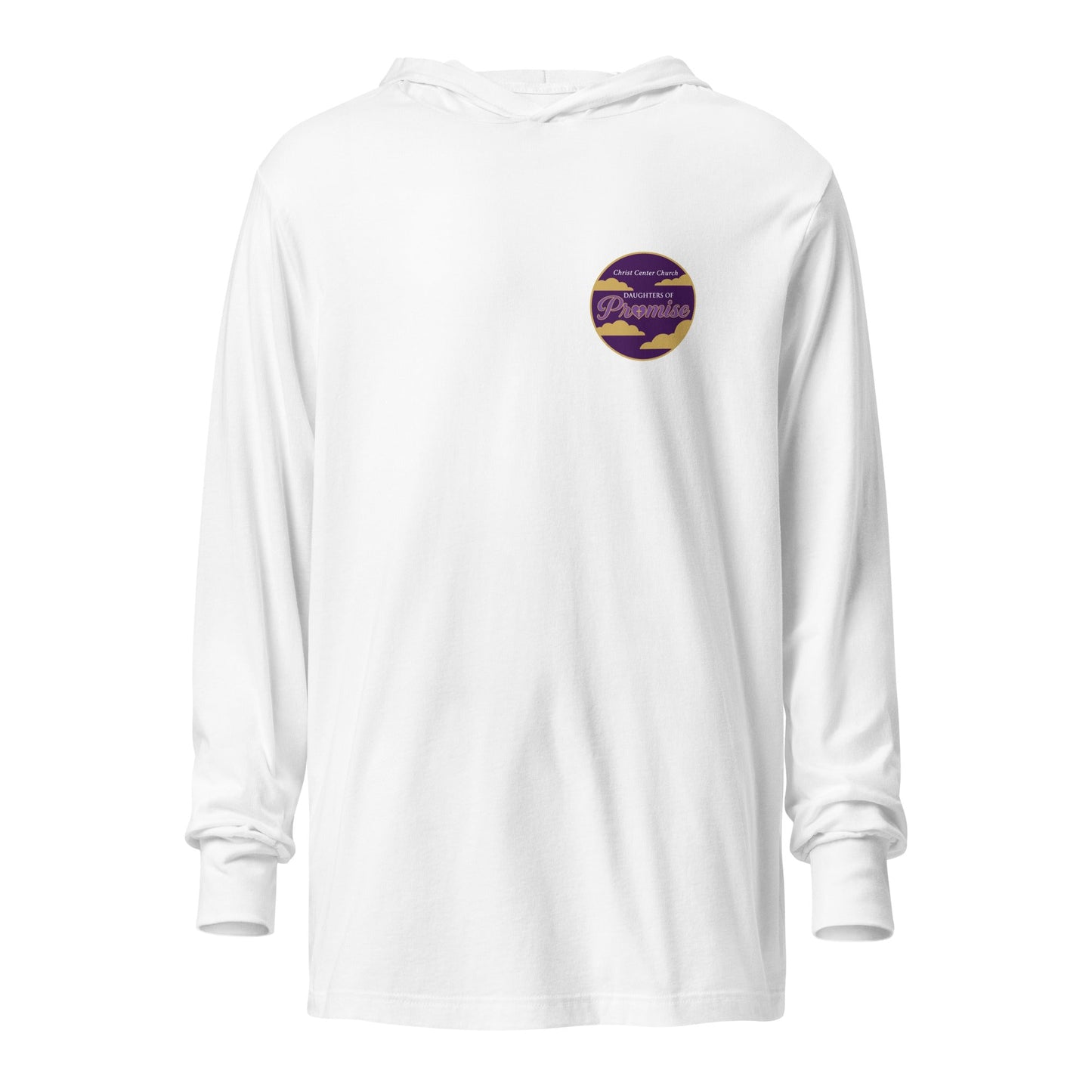 Performance | Hooded Long Sleeve T Shirt | Sons and Daughters of Promise, Inc. | Daughters Badge Logo