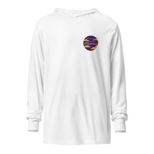 Performance | Hooded Long Sleeve T Shirt | Sons and Daughters of Promise, Inc. | Daughters Badge Logo