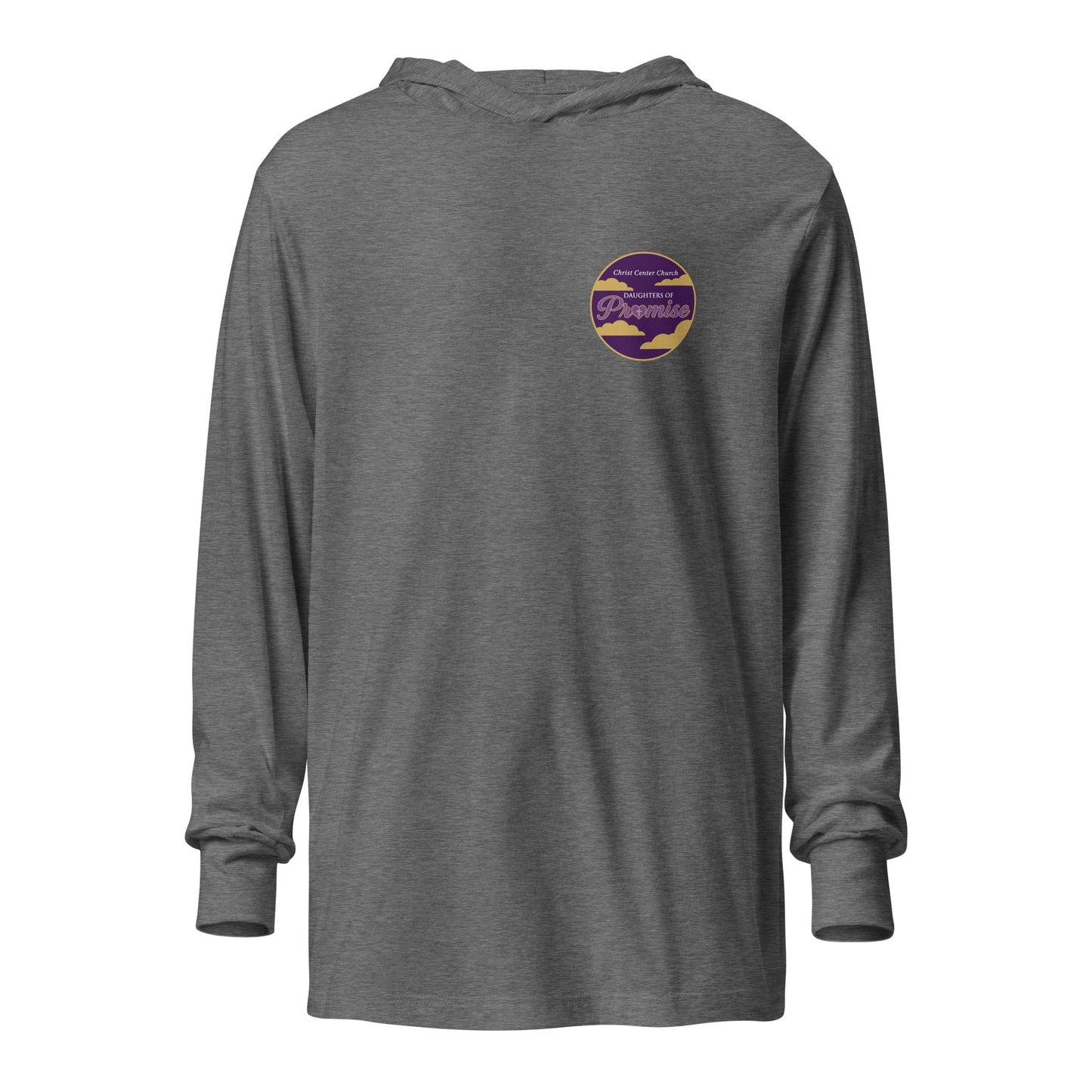 Performance | Hooded Long Sleeve T Shirt | Sons and Daughters of Promise, Inc. | Daughters Badge Logo