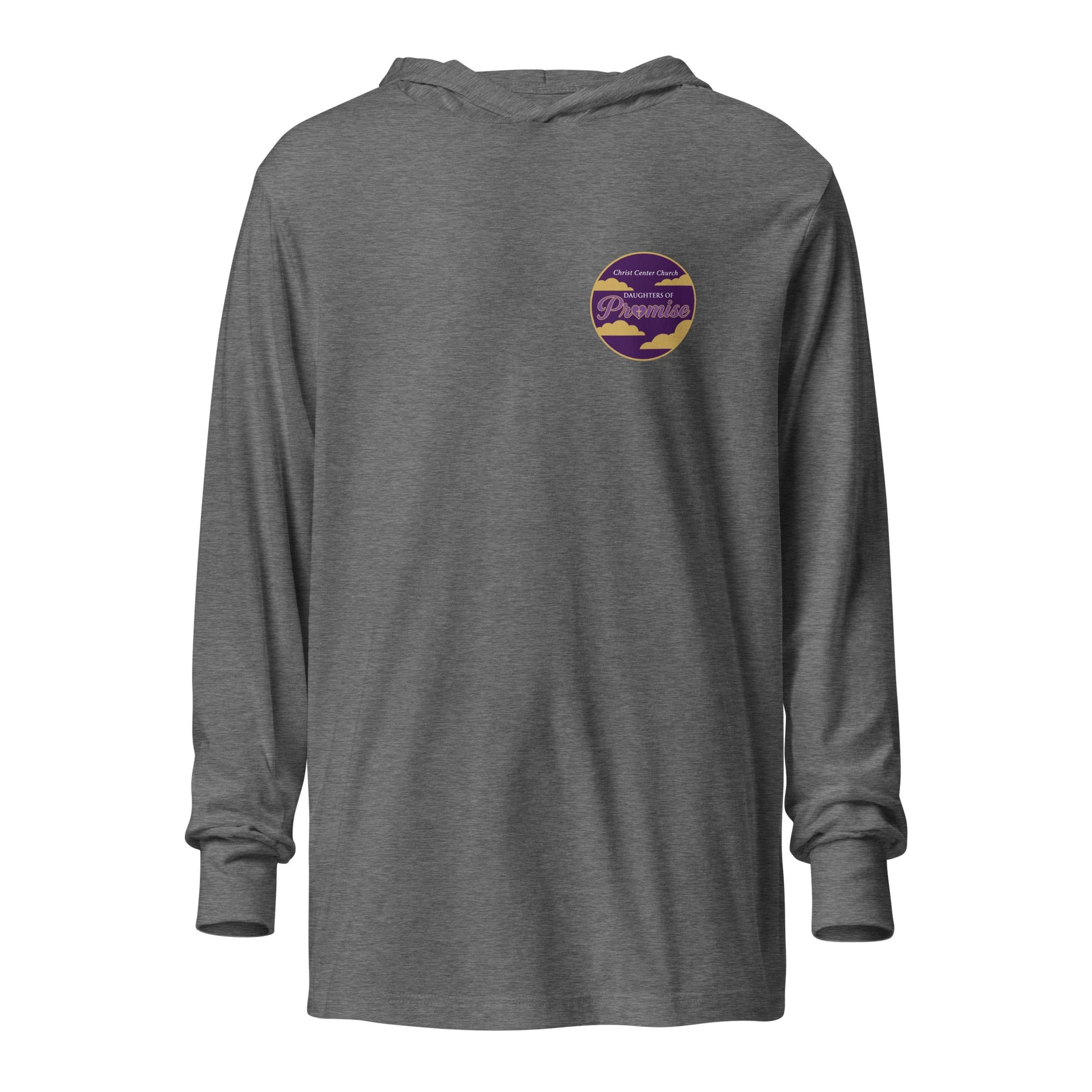 Performance | Hooded Long Sleeve T Shirt | Sons and Daughters of Promise, Inc. | Daughters Badge Logo
