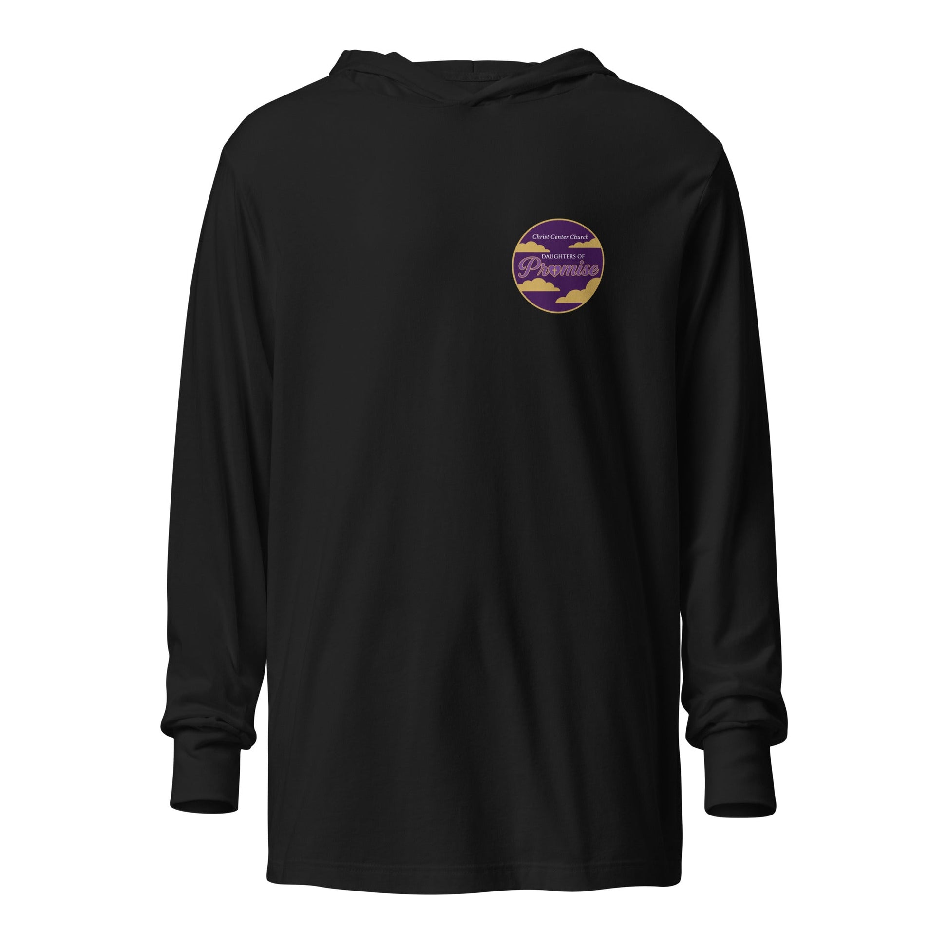 Performance | Hooded Long Sleeve T Shirt | Sons and Daughters of Promise, Inc. | Daughters Badge Logo
