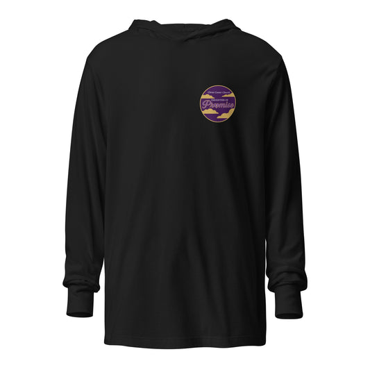 Performance | Hooded Long Sleeve T Shirt | Sons and Daughters of Promise, Inc. | Daughters Badge Logo