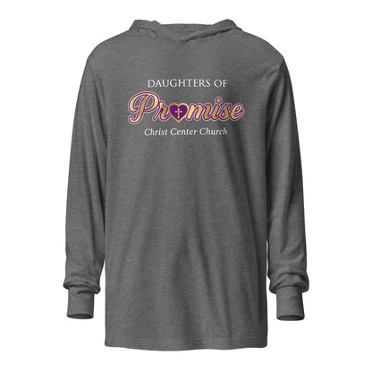 Performance | Hooded Long Sleeve T Shirt | Sons and Daughters of Promise, Inc. | Mark Logo