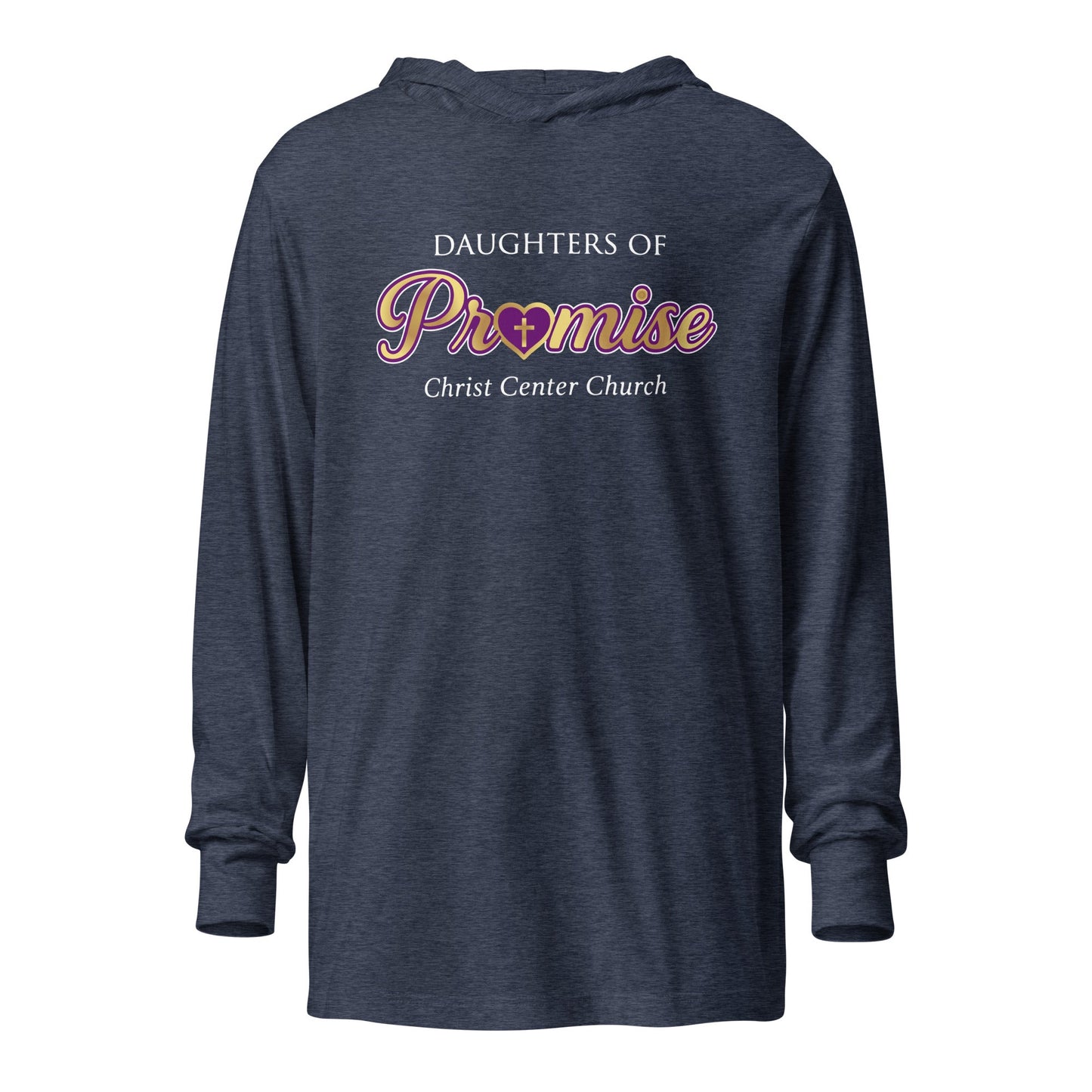 Performance | Hooded Long Sleeve T Shirt | Sons and Daughters of Promise, Inc. | Mark Logo