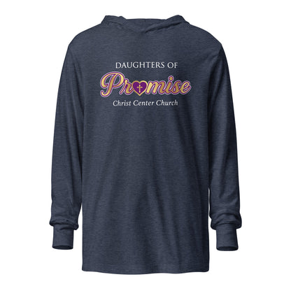Performance | Hooded Long Sleeve T Shirt | Sons and Daughters of Promise, Inc. | Mark Logo