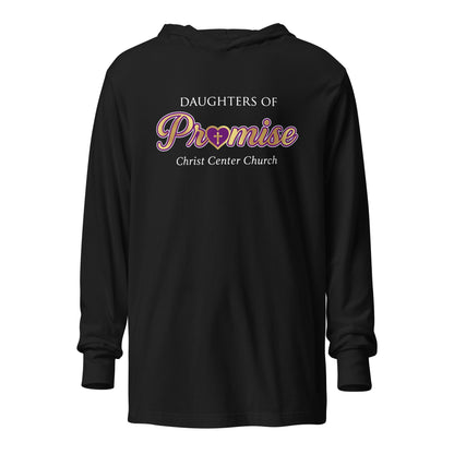 Performance | Hooded Long Sleeve T Shirt | Sons and Daughters of Promise, Inc. | Mark Logo
