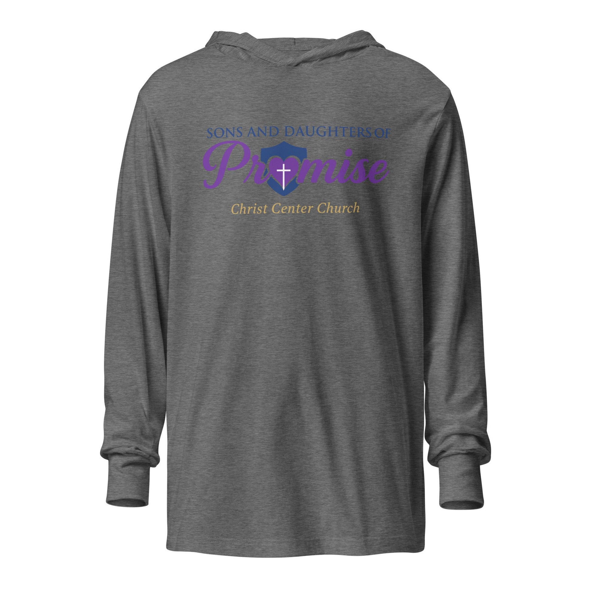 Performance | Hooded Long Sleeve T Shirt | Sons and Daughters of Promise, Inc. | Sons and Daughters Logo