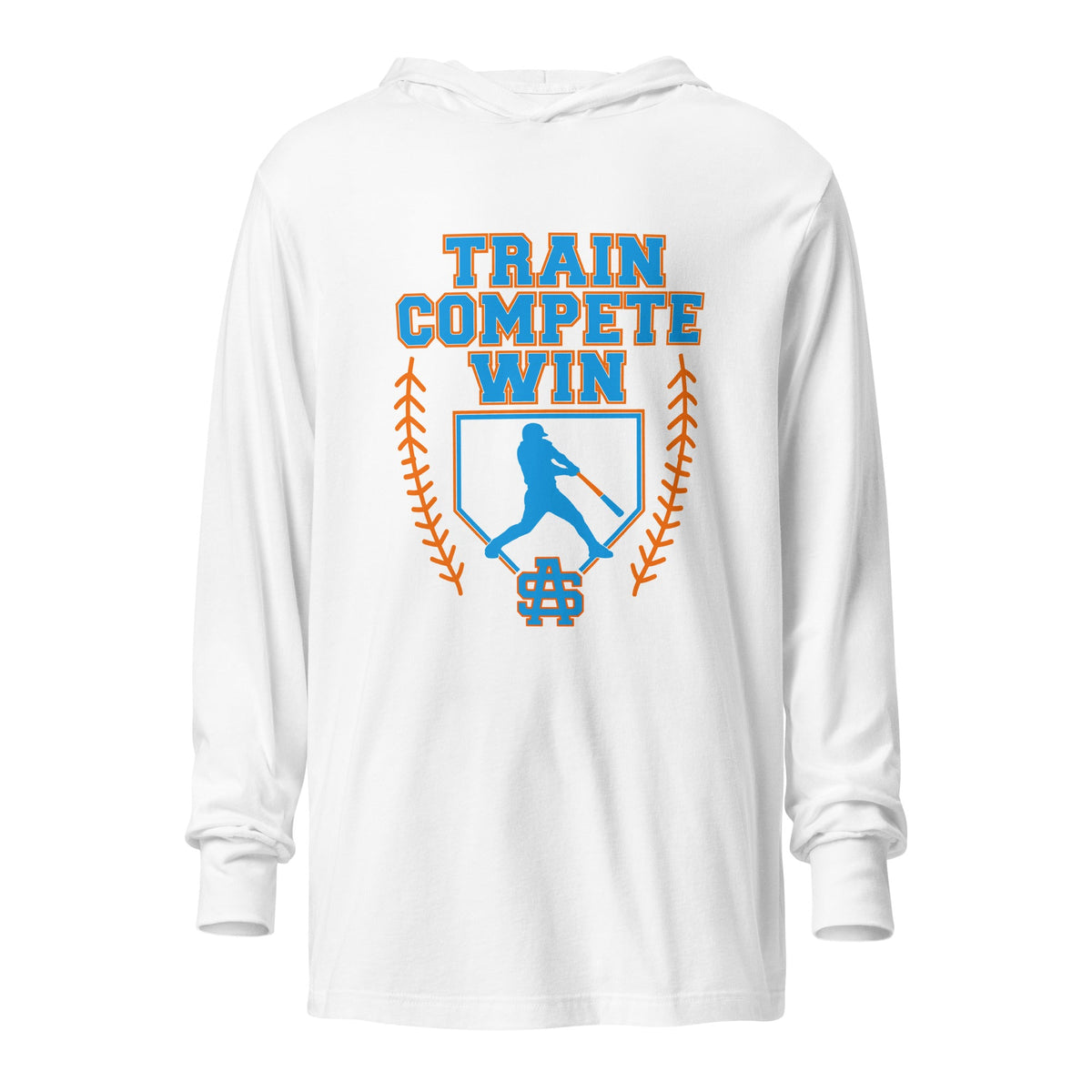 Performance | Hooded Long Sleeve T Shirt | South Alabama Select 8U | Emblem Logo