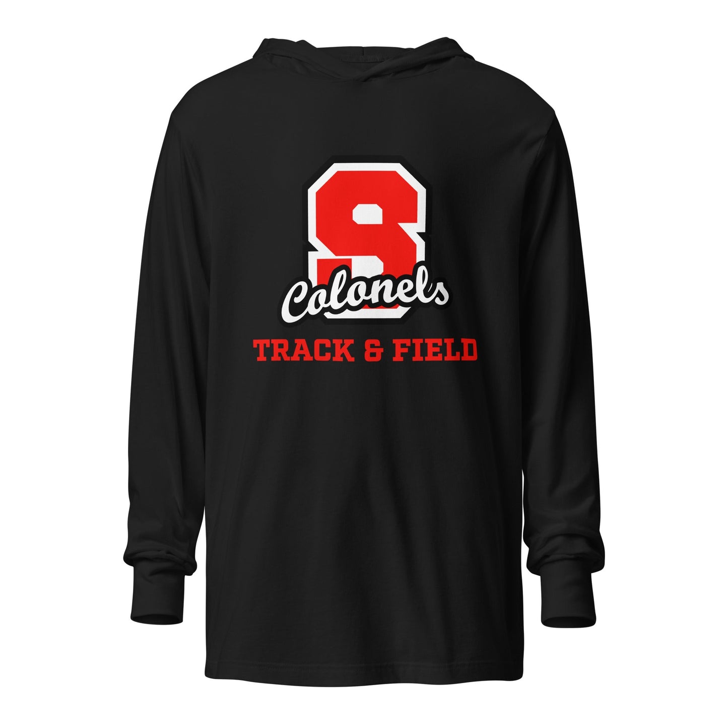 Performance | Hooded Long Sleeve T Shirt | South High Track | Block S Logo