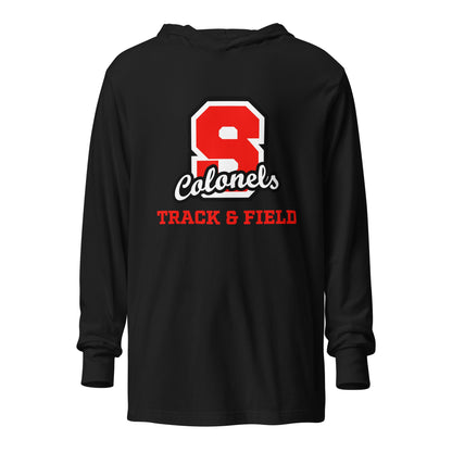 Performance | Hooded Long Sleeve T Shirt | South High Track | Block S Logo