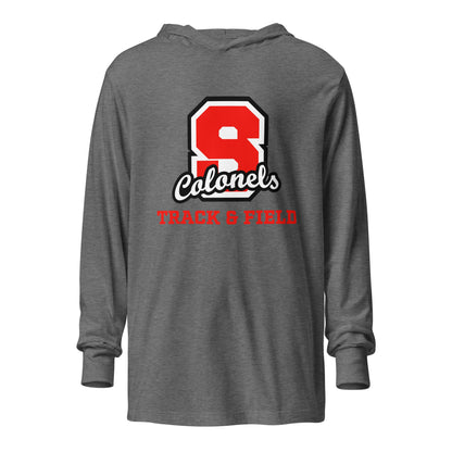 Performance | Hooded Long Sleeve T Shirt | South High Track | Block S Logo