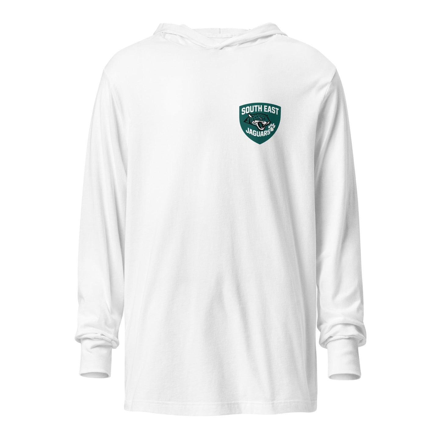 Performance | Hooded Long Sleeve T Shirt | Southeast Jaguars | Vintage Logo