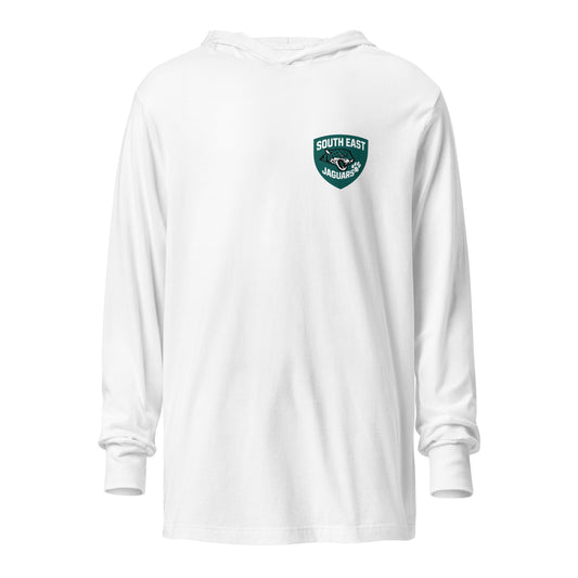 Performance | Hooded Long Sleeve T Shirt | Southeast Jaguars | Vintage Logo