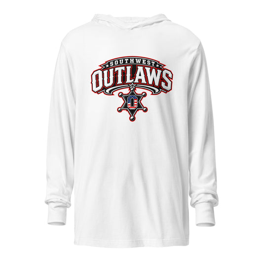 Performance | Hooded Long Sleeve T Shirt | Southwest Outlaws | Vanguard Logo