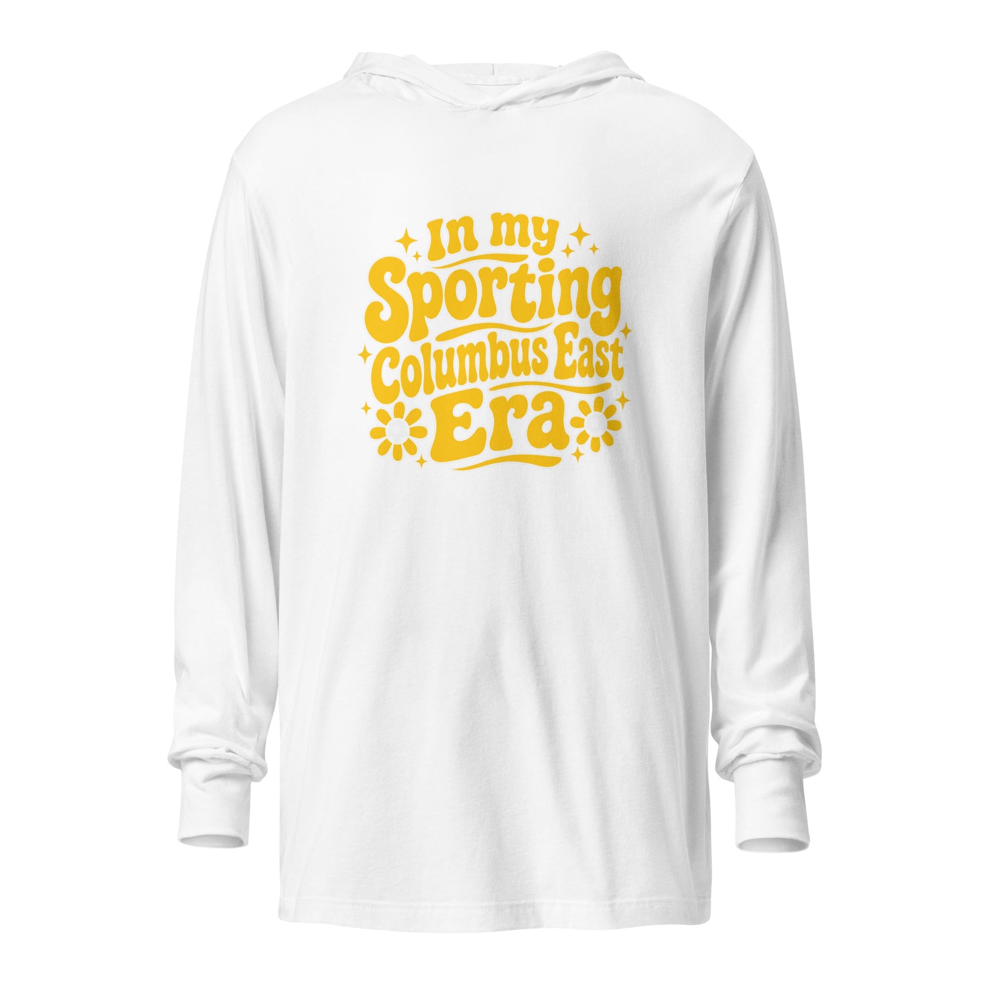 Performance | Hooded Long Sleeve T Shirt | Sporting Columbus East | Athletics Logo