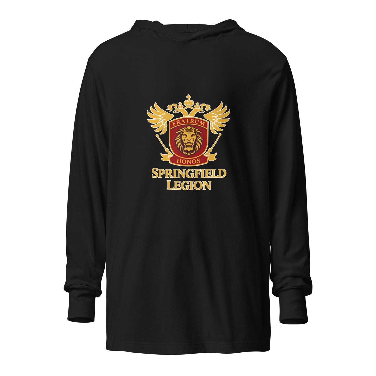 Performance | Hooded Long Sleeve T Shirt | Springfield Legion Hockey Club | Imperial Crest Logo