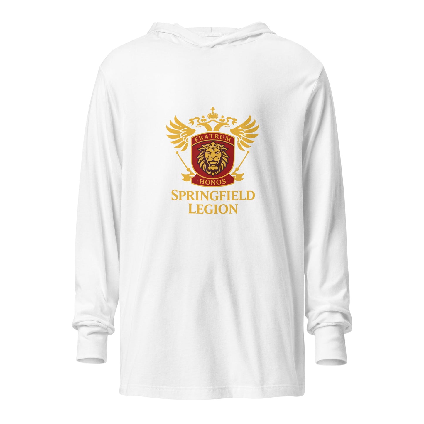 Performance | Hooded Long Sleeve T Shirt | Springfield Legion Hockey Club | Imperial Crest Logo