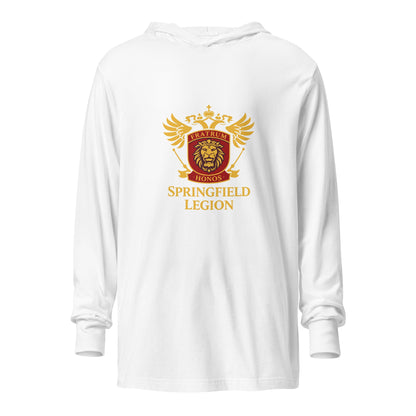 Performance | Hooded Long Sleeve T Shirt | Springfield Legion Hockey Club | Imperial Crest Logo