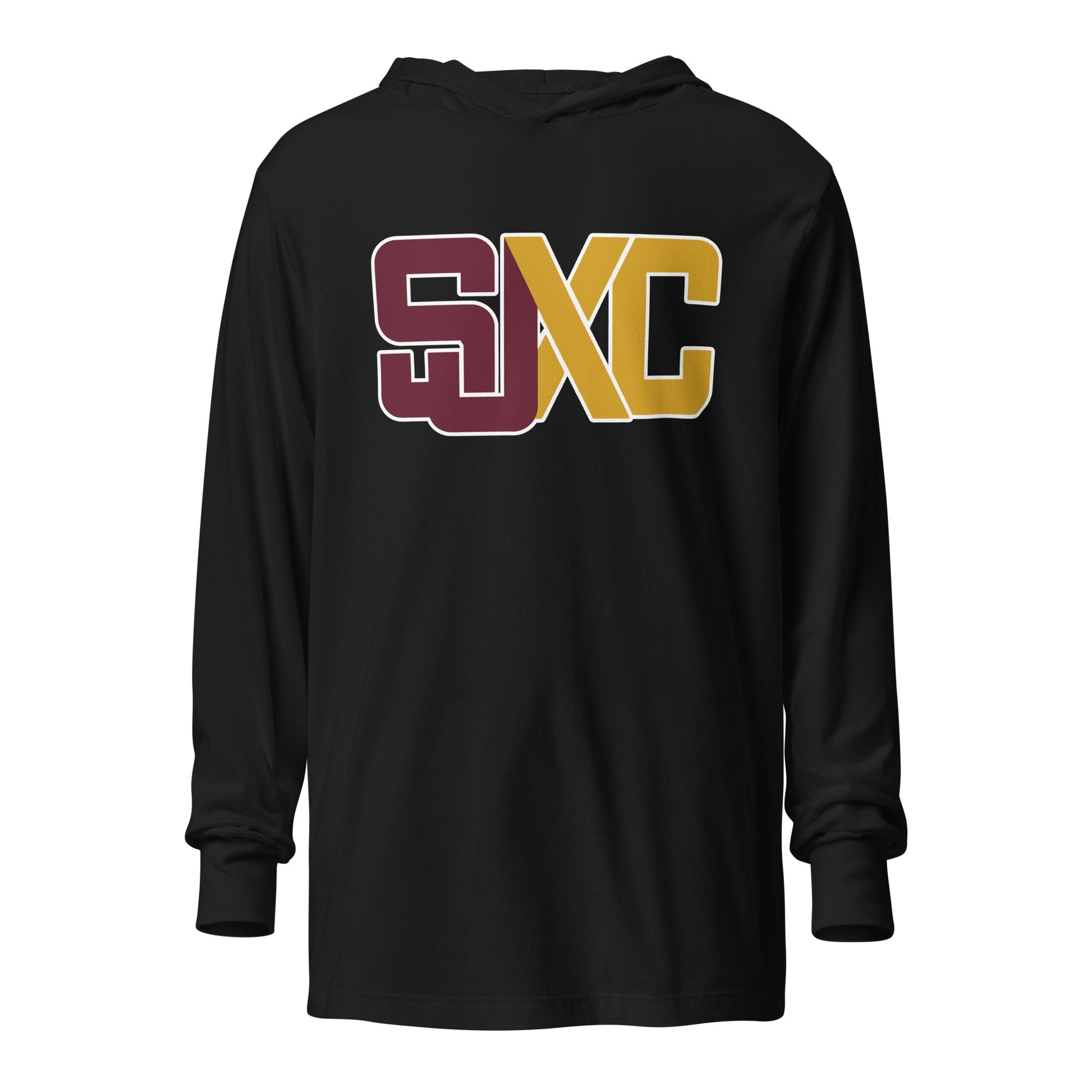 Performance | Hooded Long Sleeve T Shirt | St. Joseph High School - Cross Country | Athletics Logo