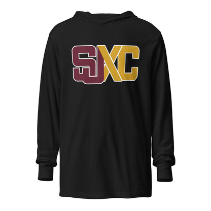 Performance | Hooded Long Sleeve T Shirt | St. Joseph High School - Cross Country | Athletics Logo