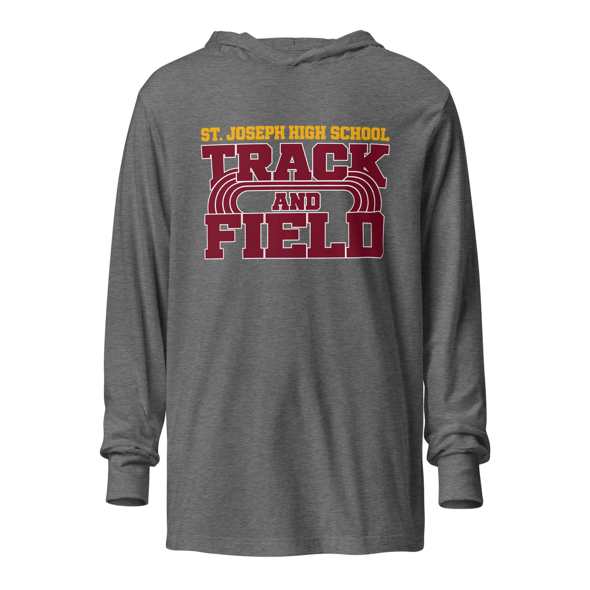 Performance | Hooded Long Sleeve T Shirt | St. Joseph High School - Track & Field
