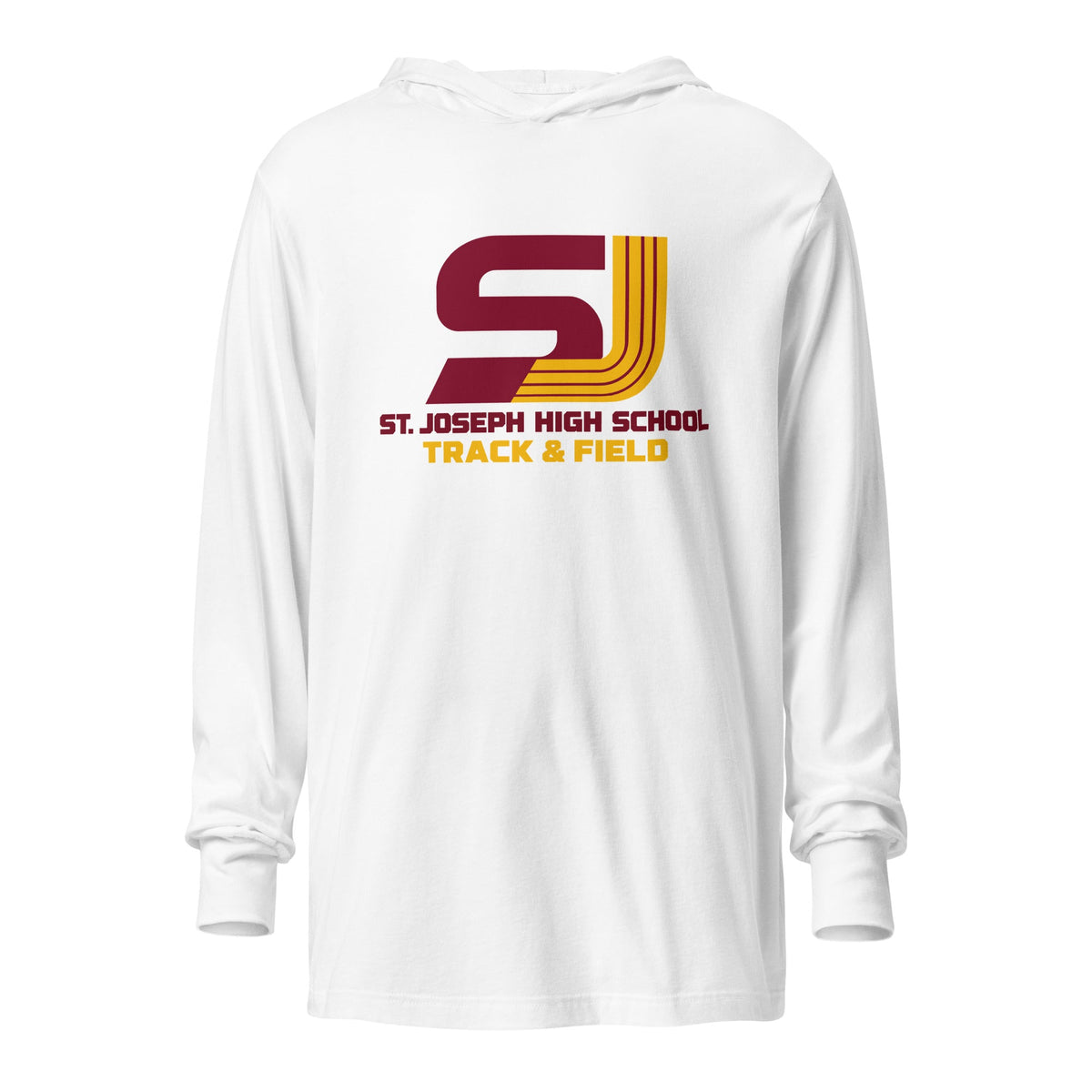 Performance | Hooded Long Sleeve T Shirt | St. Joseph High School - Track & Field