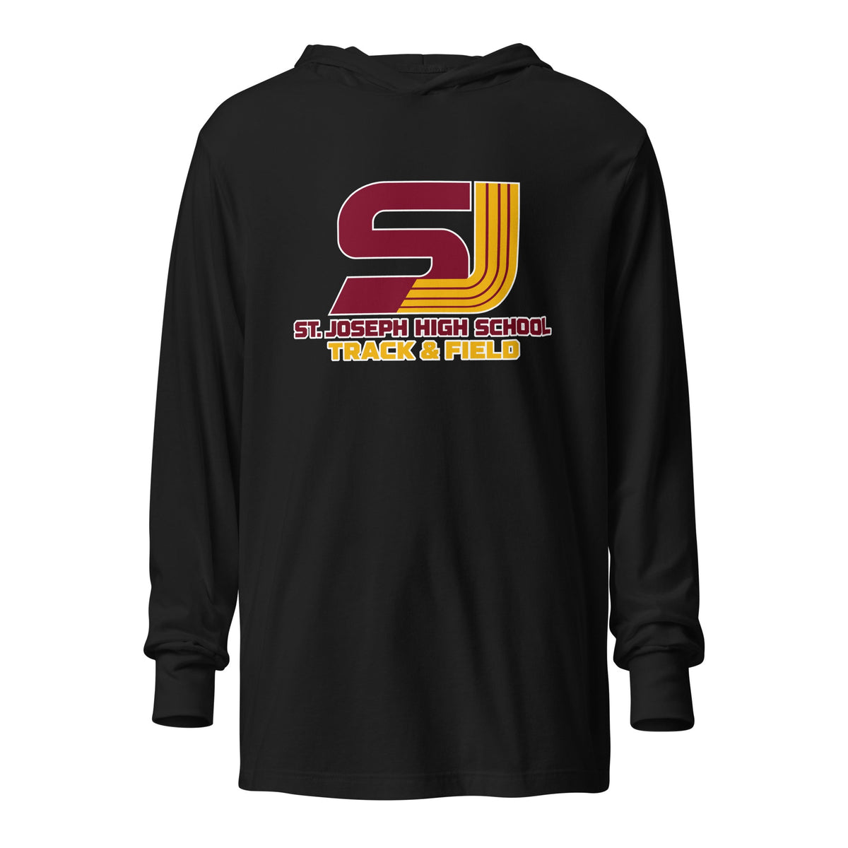 Performance | Hooded Long Sleeve T Shirt | St. Joseph High School - Track & Field