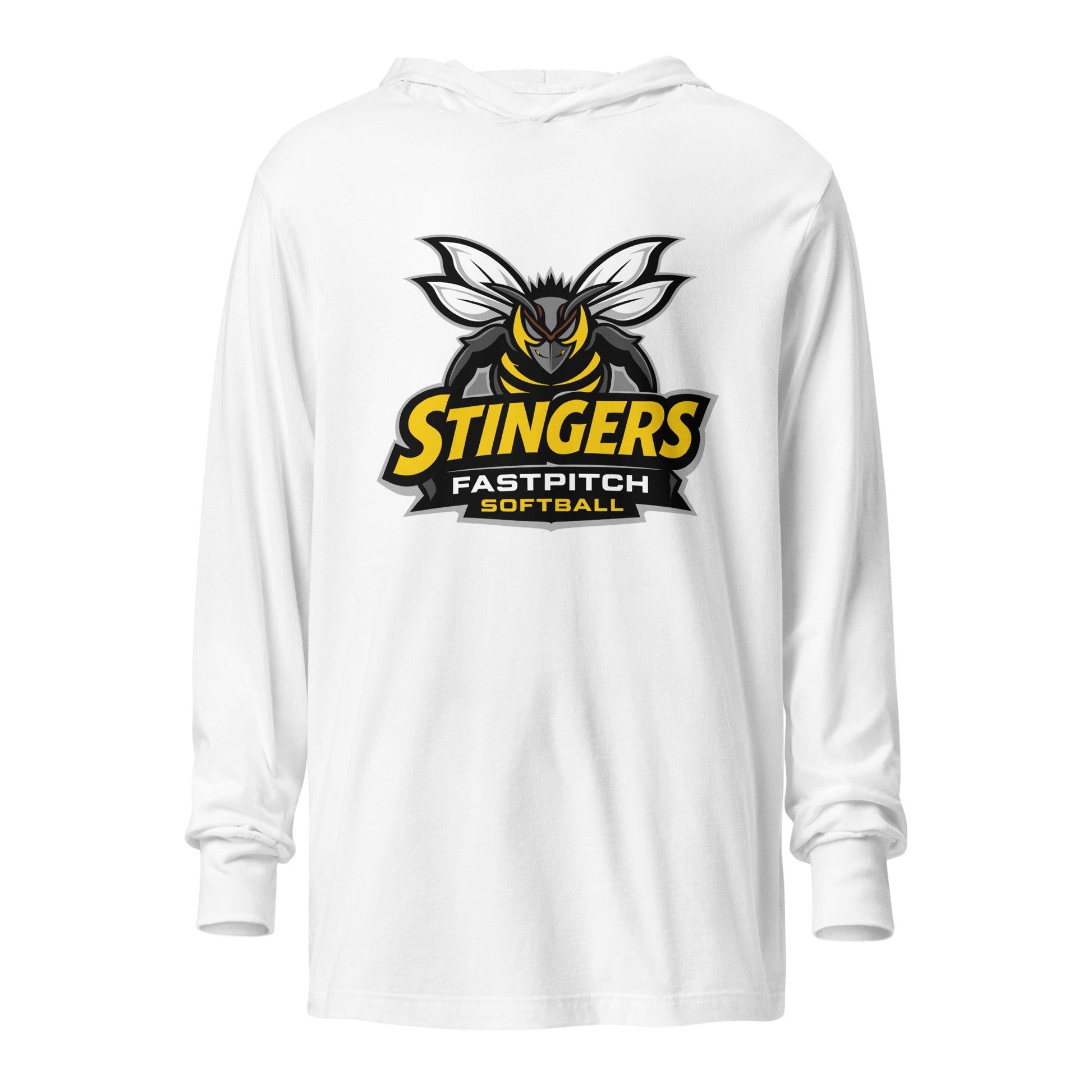 Performance | Hooded Long Sleeve T Shirt | Stingers Softball | Stingers Fastpitch Logo