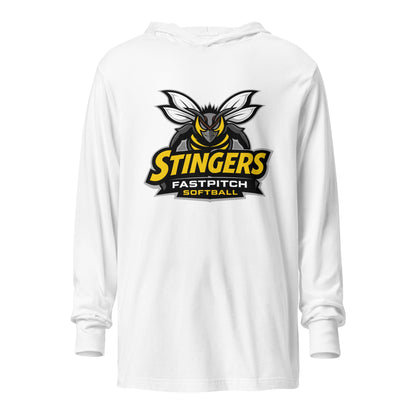Performance | Hooded Long Sleeve T Shirt | Stingers Softball | Stingers Fastpitch Logo