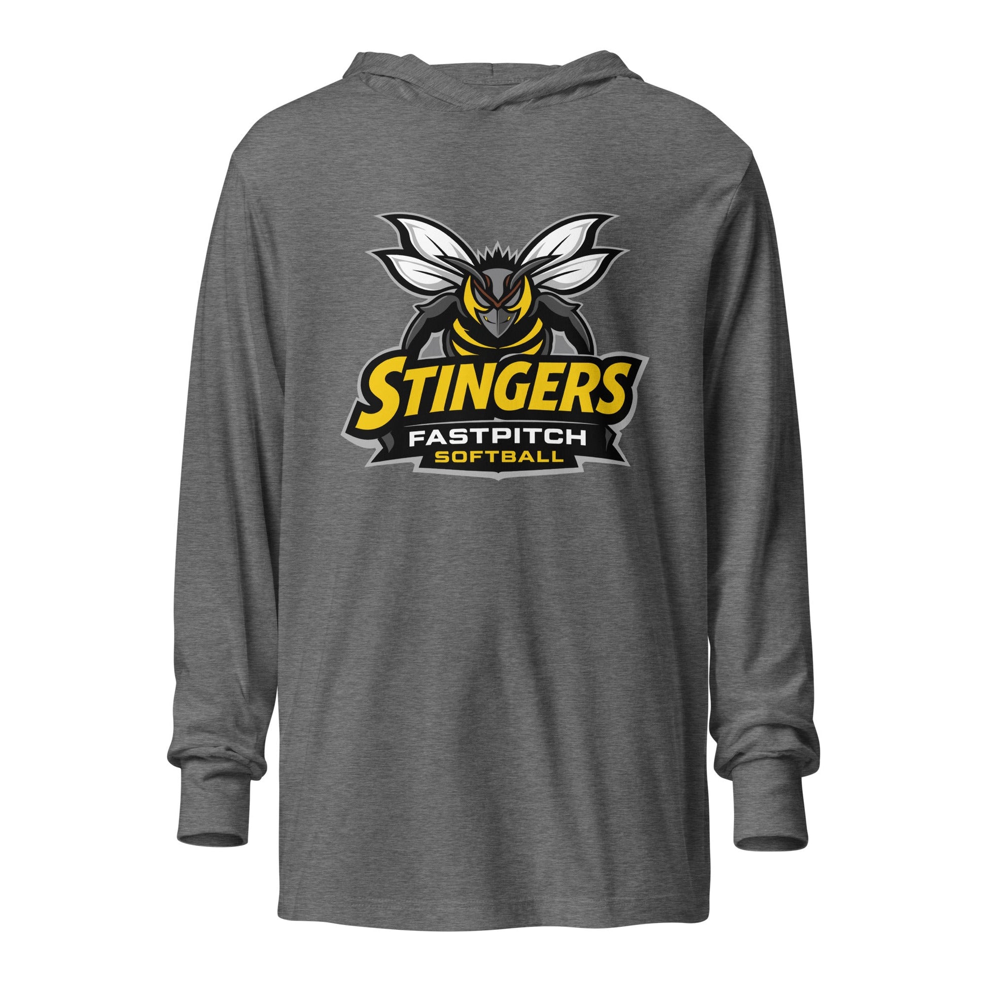 Performance | Hooded Long Sleeve T Shirt | Stingers Softball | Stingers Fastpitch Logo