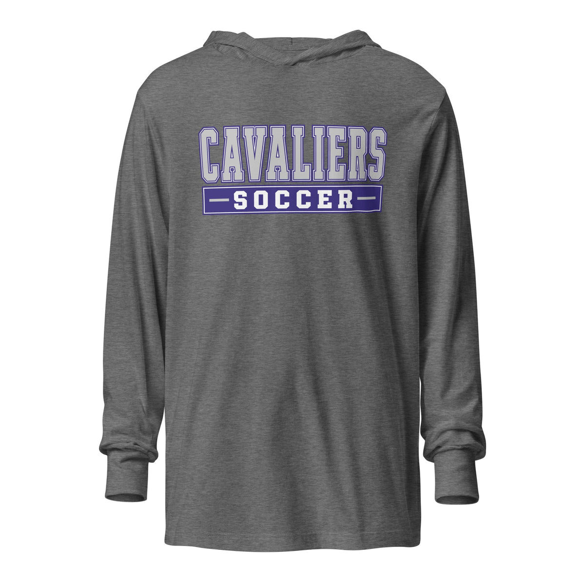 Performance | Hooded Long Sleeve T Shirt | STM Soccer | Modern Script Logo