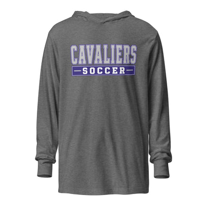 Performance | Hooded Long Sleeve T Shirt | STM Soccer | Modern Script Logo