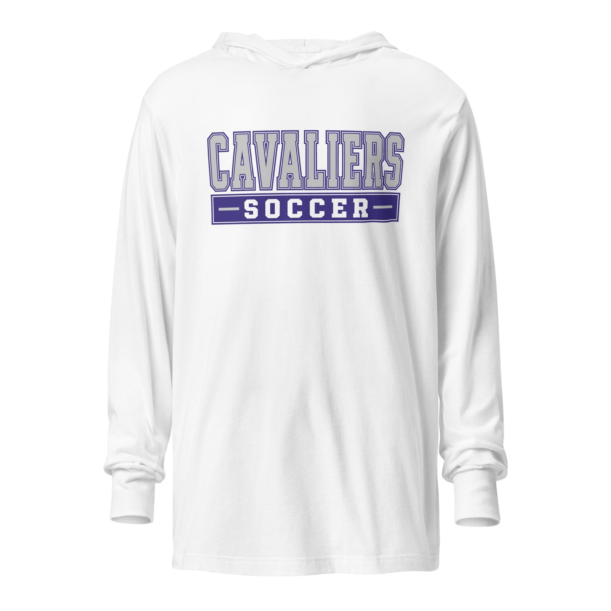 Performance | Hooded Long Sleeve T Shirt | STM Soccer | Modern Script Logo