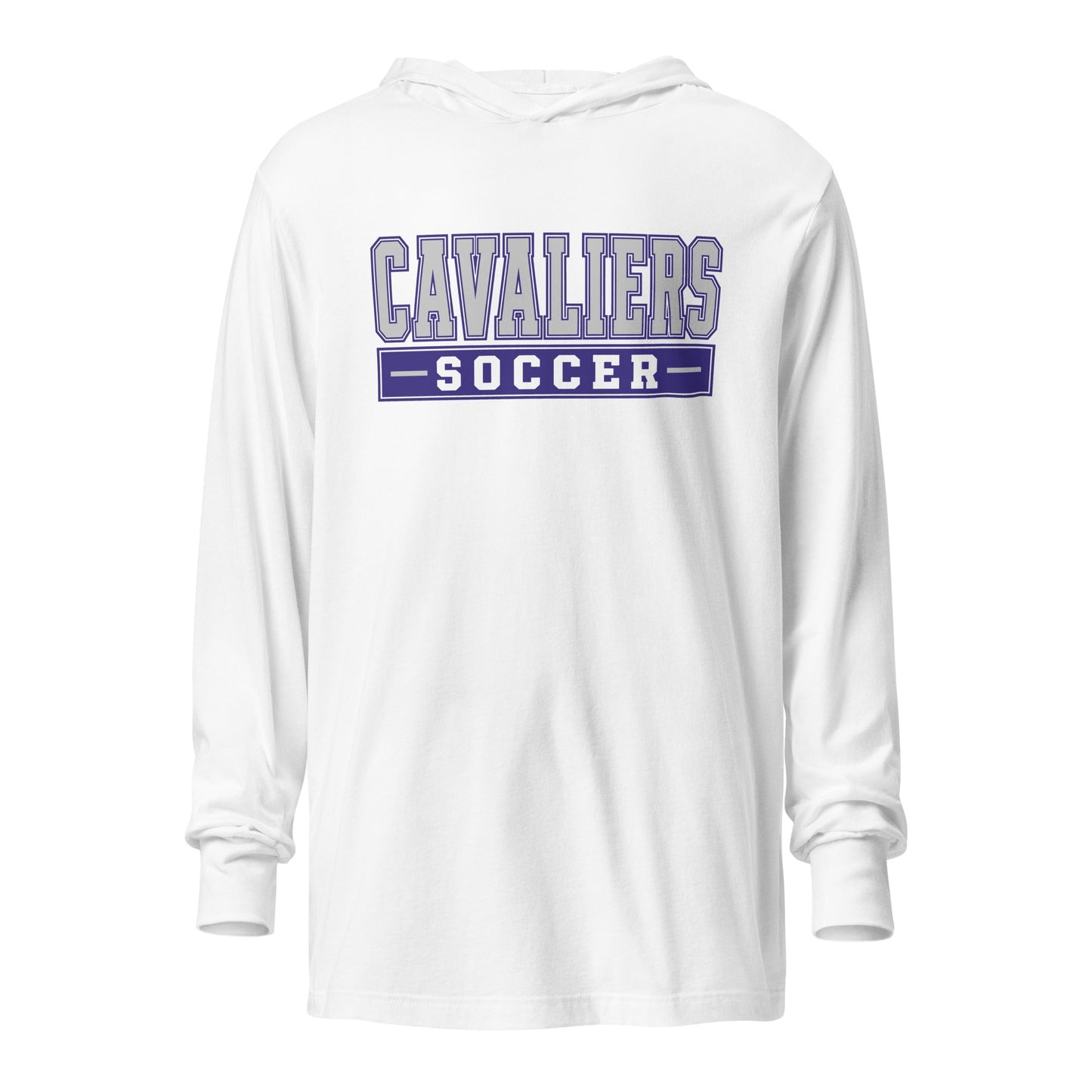 Performance | Hooded Long Sleeve T Shirt | STM Soccer | Modern Script Logo