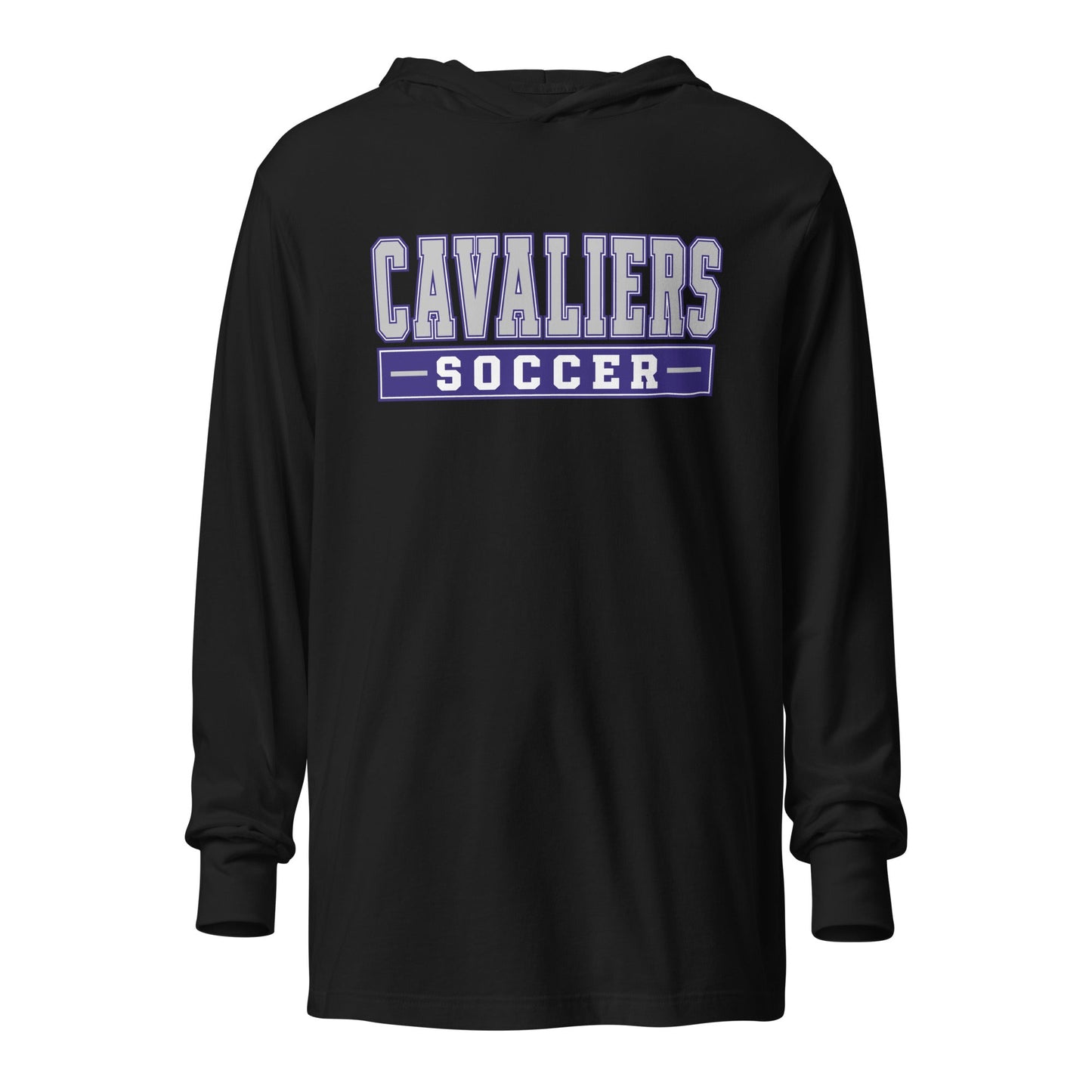 Performance | Hooded Long Sleeve T Shirt | STM Soccer | Modern Script Logo
