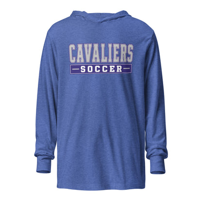 Performance | Hooded Long Sleeve T Shirt | STM Soccer | Modern Script Logo
