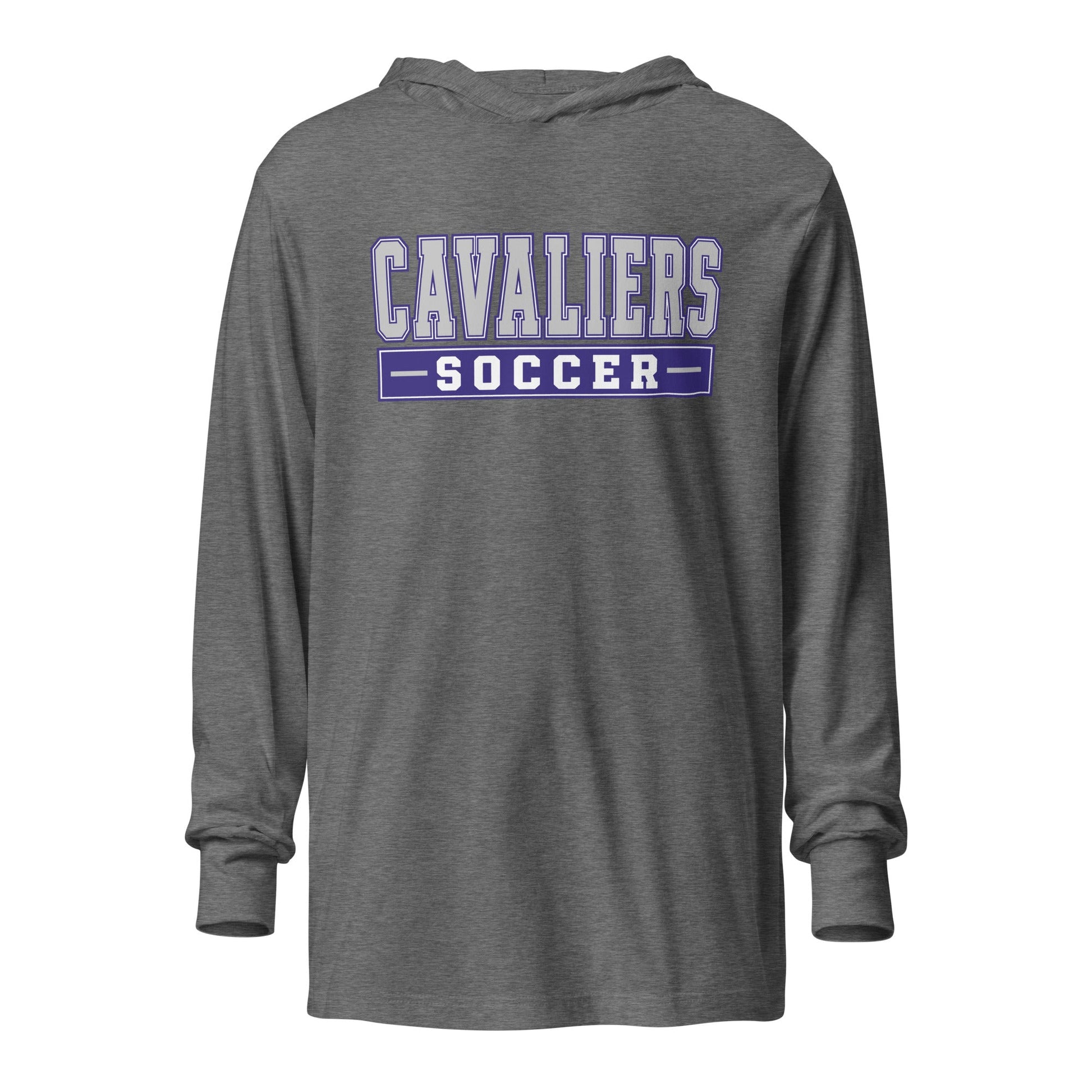 Performance | Hooded Long Sleeve T Shirt | STM Soccer | Modern Script Logo