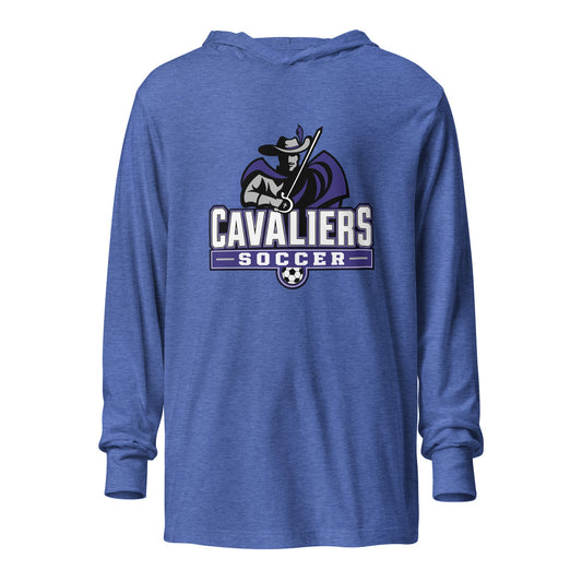 Performance | Hooded Long Sleeve T Shirt | STM Soccer | Vanguard Logo