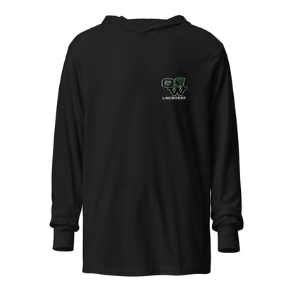 Performance | Hooded Long Sleeve T Shirt | SUNY Old Westbury Women's Lacrosse | Alt Logo