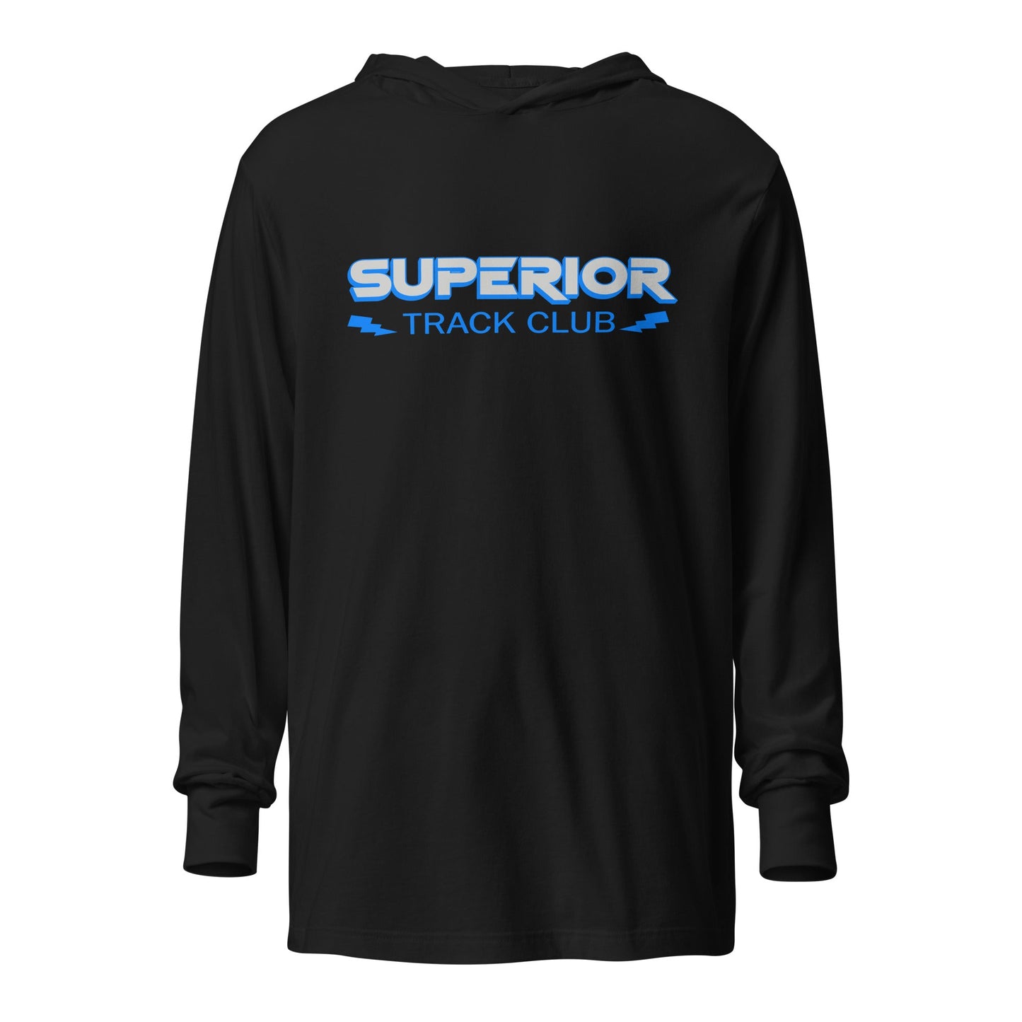 Performance | Hooded Long Sleeve T Shirt | Superior Track and Field Club