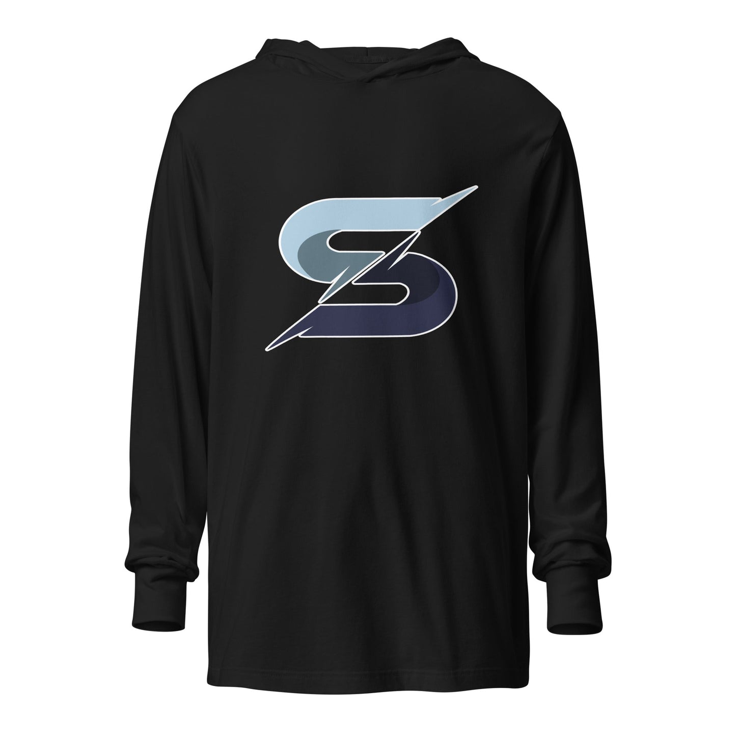 Performance | Hooded Long Sleeve T Shirt | Superior Track and Field Club | S Logo